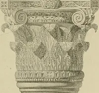 An illustration from Medieval architecture, its origins and development, with lists of monuments and bibliographies (1909)