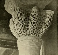 An illustration from Medieval architecture, its origins and development, with lists of monuments and bibliographies (1909)
