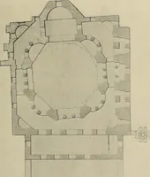 An illustration from Medieval architecture, its origins and development, with lists of monuments and bibliographies (1909)