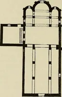 An illustration from Medieval architecture, its origins and development, with lists of monuments and bibliographies (1909)