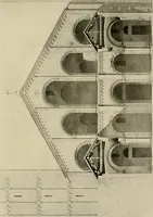 An illustration from Medieval architecture, its origins and development, with lists of monuments and bibliographies (1909)