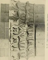 An illustration from Medieval architecture, its origins and development, with lists of monuments and bibliographies (1909)