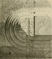 An illustration from Medieval architecture, its origins and development, with lists of monuments and bibliographies (1909)
