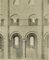 An illustration from Medieval architecture, its origins and development, with lists of monuments and bibliographies (1909)