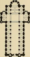 An illustration from Medieval architecture, its origins and development, with lists of monuments and bibliographies (1909)