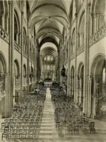 An illustration from Medieval architecture, its origins and development, with lists of monuments and bibliographies (1909)