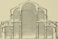 An illustration from Medieval architecture, its origins and development, with lists of monuments and bibliographies (1909)