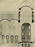 An illustration from Medieval architecture, its origins and development, with lists of monuments and bibliographies (1909)
