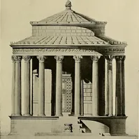 An illustration from Medieval architecture, its origins and development, with lists of monuments and bibliographies (1909)