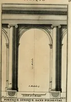 Picture 34 of 164 from Cours d'architecture qui comprend les ordres de Vignole : avec des commentaires, les figures & descriptions de ses plus beaux bâtimens, & de ceux de Michel-Ange : plusieurs nouveaux desseins, ornemens & préceptes concernant la distribution, la décoration ... & tout ce qui regarde l'art de bâtir : avec une ample explication par ordre alphabetique de tous les termes (1693), leaf 138