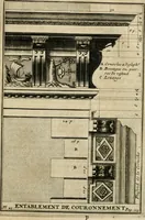 Picture 65 of 164 from Cours d'architecture qui comprend les ordres de Vignole : avec des commentaires, les figures & descriptions de ses plus beaux bâtimens, & de ceux de Michel-Ange : plusieurs nouveaux desseins, ornemens & préceptes concernant la distribution, la décoration ... & tout ce qui regarde l'art de bâtir : avec une ample explication par ordre alphabetique de tous les termes (1693), leaf 210