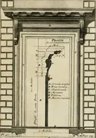 An illustration from Cours d'architecture qui comprend les ordres de Vignole : avec des commentaires, les figures & descriptions de ses plus beaux bâtimens, & de ceux de Michel-Ange : plusieurs nouveaux desseins, ornemens & préceptes concernant la distribution, la décoration ... & tout ce qui regarde l'art de bâtir : avec une ample explication par ordre alphabetique de tous les termes (1693)