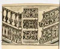 An illustration from Cours d'architecture qui comprend les ordres de Vignole : avec des commentaires, les figures & descriptions de ses plus beaux bâtimens, & de ceux de Michel-Ange : plusieurs nouveaux desseins, ornemens & préceptes concernant la distribution, la décoration ... & tout ce qui regarde l'art de bâtir : avec une ample explication par ordre alphabetique de tous les termes (1693)
