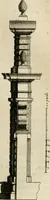 An illustration from Cours d'architecture qui comprend les ordres de Vignole : avec des commentaires, les figures & descriptions de ses plus beaux bâtimens, & de ceux de Michel-Ange : plusieurs nouveaux desseins, ornemens & préceptes concernant la distribution, la décoration ... & tout ce qui regarde l'art de bâtir : avec une ample explication par ordre alphabetique de tous les termes (1693)
