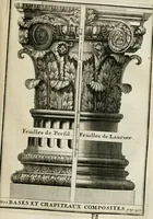 An illustration from Cours d'architecture qui comprend les ordres de Vignole : avec des commentaires, les figures & descriptions de ses plus beaux bâtimens, & de ceux de Michel-Ange : plusieurs nouveaux desseins, ornemens & préceptes concernant la distribution, la décoration ... & tout ce qui regarde l'art de bâtir : avec une ample explication par ordre alphabetique de tous les termes (1693)