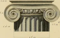 An illustration from The civil architecture of Vitruvius : comprising those books of the author which relate to the public and private edifices of the ancients (1812)