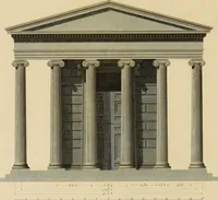 Picture 15 of 48 from The civil architecture of Vitruvius : comprising those books of the author which relate to the public and private edifices of the ancients (1812), leaf 158