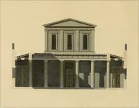 Picture 43 of 48 from The civil architecture of Vitruvius : comprising those books of the author which relate to the public and private edifices of the ancients (1812), leaf 420