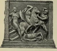 An illustration from Architectur und Ornamentik der antiken Sarkophage (1902)