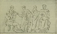 An illustration from Architectur und Ornamentik der antiken Sarkophage (1902)