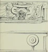 An illustration from Architectur und Ornamentik der antiken Sarkophage (1902)