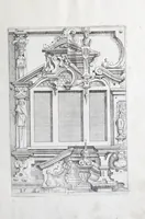 An illustration from Architectvra, oder, Verzeichnuss allerhand Eynfassungen an Thüren, Fenstern vnd Decken : u. sehr nützlich vnnd dienlich allen Mahlern, Bildthawern, Steinmetzen, Schreinern, vnd andern Liebhabern dieser Kunst (1609)