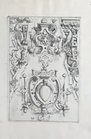 An illustration from Architectvra, oder, Verzeichnuss allerhand Eynfassungen an Thüren, Fenstern vnd Decken : u. sehr nützlich vnnd dienlich allen Mahlern, Bildthawern, Steinmetzen, Schreinern, vnd andern Liebhabern dieser Kunst (1609)