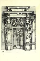 An illustration from Architectvra von Ausstheilung, Symmetria vnd Proportion der fünff Seulen : vnd aller darauss volgender Kunst Arbeit von Fenstern, Caminen, Thürgerichten, Portalen, Bronnen vnd Epitaphien ... (1598)