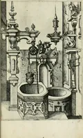 Picture 59 of 89 from Architectvra, vonn Ausstheijlung der fünff Seülen, vnd aller darausz folder Kunst vnd Arbeit von Festern, Camin, Thürgerichten, Portale, Bruñen vnd Epitaphie (1612), leaf 120