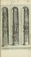An illustration from Architectvra, vonn Ausstheijlung der fünff Seülen, vnd aller darausz folder Kunst vnd Arbeit von Festern, Camin, Thürgerichten, Portale, Bruñen vnd Epitaphie (1612)