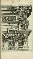 An illustration from Architectvra, vonn Ausstheijlung der fünff Seülen, vnd aller darausz folder Kunst vnd Arbeit von Festern, Camin, Thürgerichten, Portale, Bruñen vnd Epitaphie (1612)