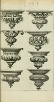 An illustration from Architectvra, vonn Ausstheijlung der fünff Seülen, vnd aller darausz folder Kunst vnd Arbeit von Festern, Camin, Thürgerichten, Portale, Bruñen vnd Epitaphie (1612)