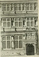 An illustration from Architectvra, vonn Ausstheijlung der fünff Seülen, vnd aller darausz folder Kunst vnd Arbeit von Festern, Camin, Thürgerichten, Portale, Bruñen vnd Epitaphie (1612)