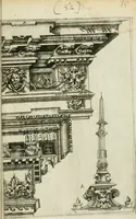 Picture 87 of 89 from Architectvra, vonn Ausstheijlung der fünff Seülen, vnd aller darausz folder Kunst vnd Arbeit von Festern, Camin, Thürgerichten, Portale, Bruñen vnd Epitaphie (1612), leaf 170