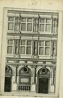 An illustration from Architectvra, vonn Ausstheijlung der fünff Seülen, vnd aller darausz folder Kunst vnd Arbeit von Festern, Camin, Thürgerichten, Portale, Bruñen vnd Epitaphie (1612)