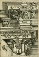 Picture 29 of 89 from Architectvra, vonn Ausstheijlung der fünff Seülen, vnd aller darausz folder Kunst vnd Arbeit von Festern, Camin, Thürgerichten, Portale, Bruñen vnd Epitaphie (1612), leaf 60