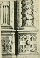 An illustration from Architectvra, vonn Ausstheijlung der fünff Seülen, vnd aller darausz folder Kunst vnd Arbeit von Festern, Camin, Thürgerichten, Portale, Bruñen vnd Epitaphie (1612)