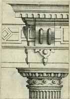 Picture 39 of 89 from Architectvra, vonn Ausstheijlung der fünff Seülen, vnd aller darausz folder Kunst vnd Arbeit von Festern, Camin, Thürgerichten, Portale, Bruñen vnd Epitaphie (1612), leaf 80