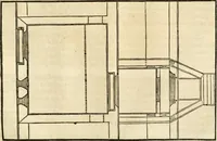 Picture 83 of 89 from Architectvra von Vestungen. Wie die zu vnsern Zeiten mögen erbawen werden, an Stätten, Schlössern vñ Clussen, zu Wasser, Land, Berg vñ Thal, mit jren Bollwercken, Caualiren, Streichen, Gräben vnd Leuffen, sampt deren gantzen Anhang vnd Nutzbarkeit, auch wie die Gegenwehr zu gebrauchen, was für Geschütz dahin gehörig, vnnd wie es geordnet vnnd gebraucht werden soll, alles ausz Grund vnd deren Fundamenten. Sampt den Grund Rissen, Visierungen, vnd Auffzügen für Augen gestellt (1589), leaf 294