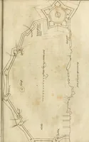 An illustration from Architectvra von Vestungen. Wie die zu vnsern Zeiten mögen erbawen werden, an Stätten, Schlössern vñ Clussen, zu Wasser, Land, Berg vñ Thal, mit jren Bollwercken, Caualiren, Streichen, Gräben vnd Leuffen, sampt deren gantzen Anhang vnd Nutzbarkeit, auch wie die Gegenwehr zu gebrauchen, was für Geschütz dahin gehörig, vnnd wie es geordnet vnnd gebraucht werden soll, alles ausz Grund vnd deren Fundamenten. Sampt den Grund Rissen, Visierungen, vnd Auffzügen für Augen gestellt (1589)
