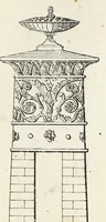 An illustration from Architektonisch-mythologische Kunst-Sammlung : ein Modell und Taschenbuch für Stein- und Bildhauer, Töpfer Gürttler und Eisengiesser, so wie auch für Tüncher und Stukaturer (1829)