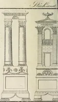 An illustration from Architektonisch-mythologische Kunst-Sammlung : ein Modell und Taschenbuch für Stein- und Bildhauer, Töpfer Gürttler und Eisengiesser, so wie auch für Tüncher und Stukaturer (1829)