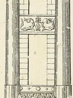 An illustration from Architektonisch-mythologische Kunst-Sammlung : ein Modell und Taschenbuch für Stein- und Bildhauer, Töpfer Gürttler und Eisengiesser, so wie auch für Tüncher und Stukaturer (1829)