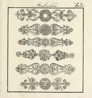 Picture 4 of 16 from Architektonisch-mythologische Kunst-Sammlung : ein Modell und Taschenbuch für Stein- und Bildhauer, Töpfer Gürttler und Eisengiesser, so wie auch für Tüncher und Stukaturer (1829), leaf 47
