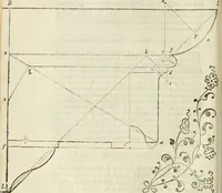 An illustration from Architettura ciuile demostratiuamente proportionata et accresciuta di nuoue regole : con l'vso delle quali si facilita l'inuentione d'ogni douuta proportione nelli cinque ordini, e col ritrouamento d'vn nuouo strumento angolare, si da il modo à gl'operarij medesimi di pratticamente stabilire le sacome in ogni loro necessario contorno (1661)