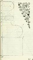 Picture 243 of 298 from Architettura civile demonstrativamente proportionata et accresciuta di nuove regole : con l'vso delle quali si facilita l'inventione d'ogni dovuta proportione nelli cinque ordini, e col ritrovamento d'vn nuovo strumento angolare, si da il modo à gl'operarij medesimi di pratticamente stabilire le sacome in ogni loro necessario contorno (1686), leaf 344