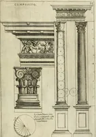 An illustration from Architettvra con diversi ornamenti cavati dall'antico (1638)