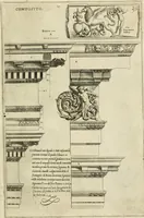 An illustration from Architettvra con diversi ornamenti cavati dall'antico (1638)