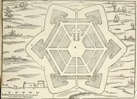 An illustration from Architettvra militare : con altri auuertimenti appartenenti alla guerra (1582)