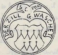An illustration from Archives héraldiques suisses. Schweizer archiv für heraldik (1887)